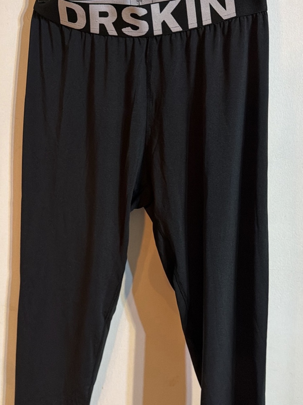 DRSKIN Black Active Leggings with Branded Waistband